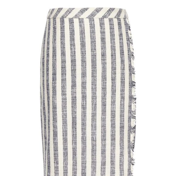 Banana Republic Dresses & Skirts - Banana Republic Striped Fringe Pencil Skirt Size 16